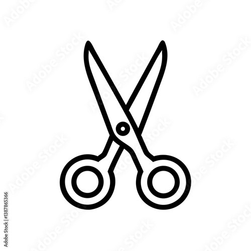 Scissors Icon for Creativity and Crafting Topics