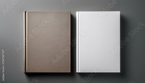 a single book cover with a plain background showcasing the front and back of a novel surrounded by empty space graphic design book cover mockup