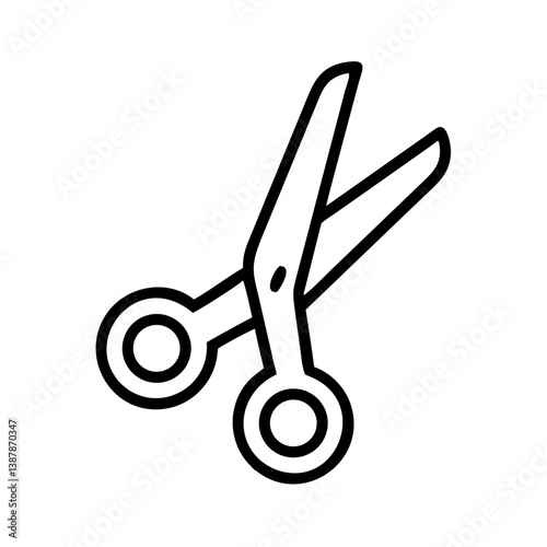 Scissors Icon for Creativity and Crafting Topics
