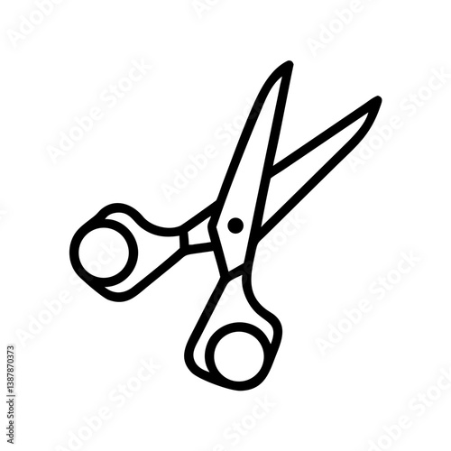Scissors Icon for Creativity and Crafting Topics