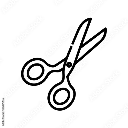 Scissors Icon for Creativity and Crafting Topics