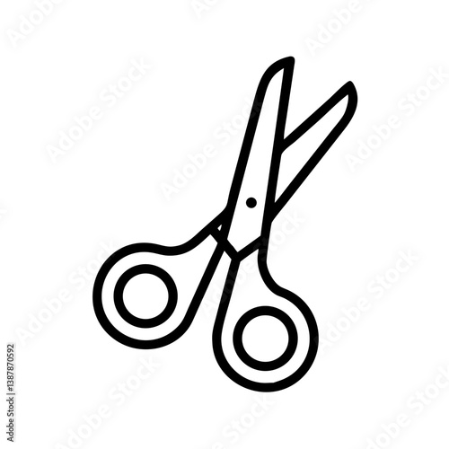 Scissors Icon for Creativity and Crafting Topics
