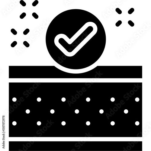 Skin Check Icon Vector Element
