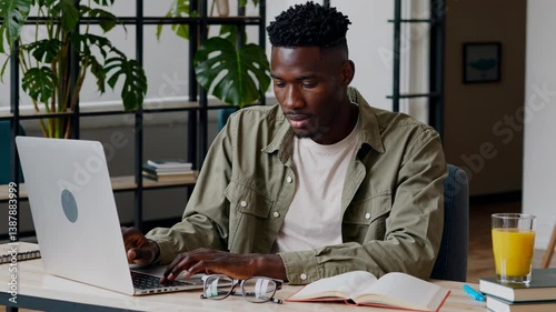 The Man Using Laptop