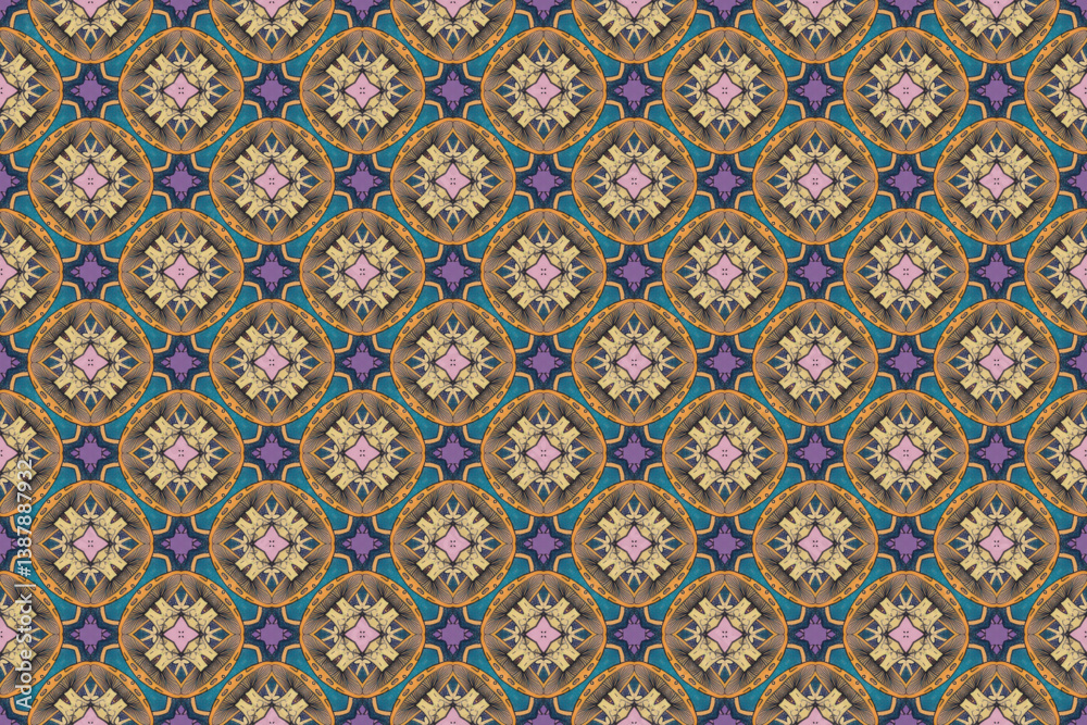 Seamless Shape Fashion Art Template Tile Visual Graphic Digital Fabric Symmetric Endless Texture Textile Luxury Cloth Decoration Design Wallpaper Background Perspective Interior Geometric Pattern. Seamless Shape Fashion Art Template Tile Visual Graphic Digital Fabric Symmetric Endless Texture Textile Luxury Cloth Decoration Design Wallpaper Background Perspective Interior Geometric Pattern.