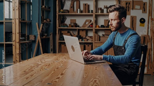 The Man in Workshop Space