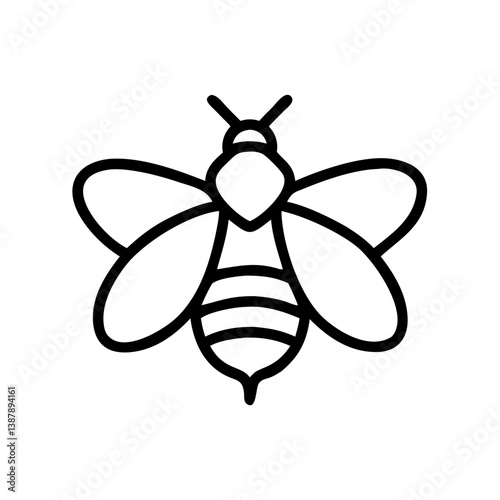 Bee Animal outline Icons