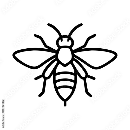Bee Animal outline Icons