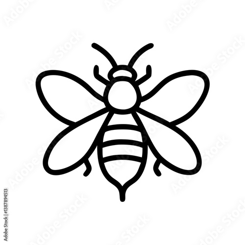 Bee Animal outline Icons