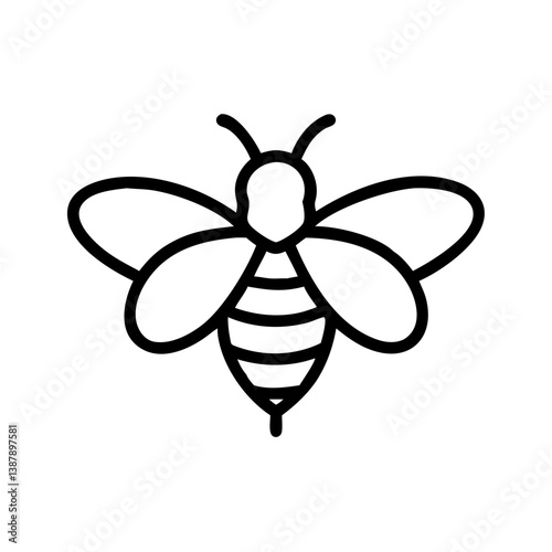 Bee Animal outline Icons