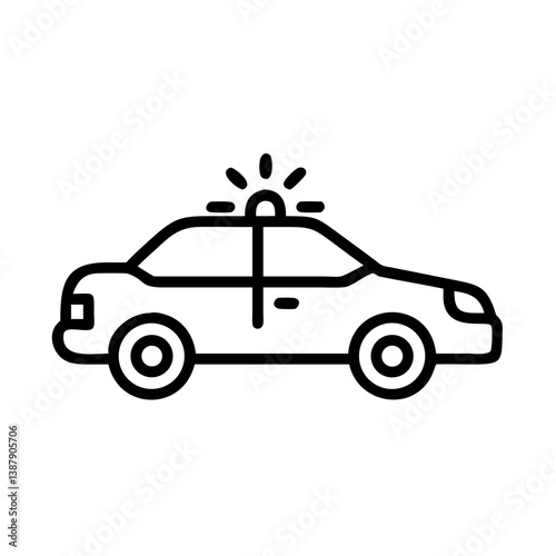 police car