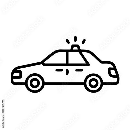 police car