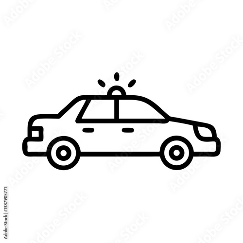 police car