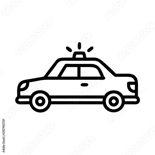 police car