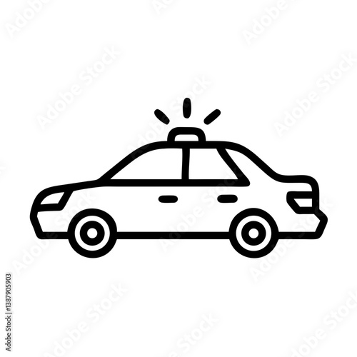 police car