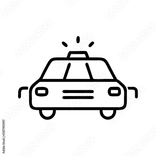 police car