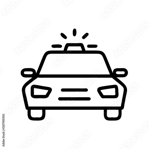 police car