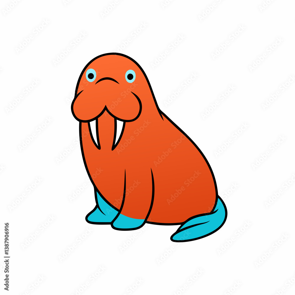 Fototapeta premium funny parrot cartoon
