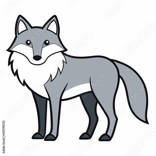 wolf vector illustration