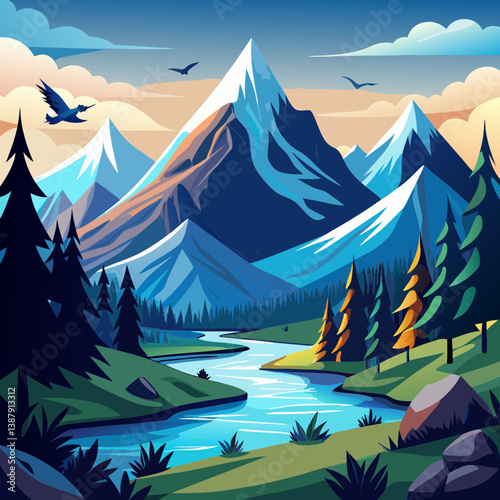 Majestic Mountain Landscape