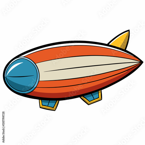vector illustration of a hot air balloon