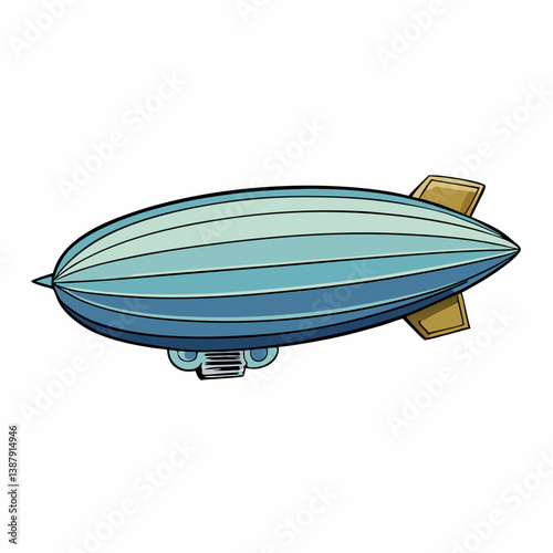 vector illustration of a retro airplane
