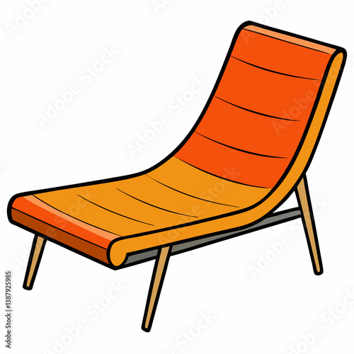 wooden chair isolated on white