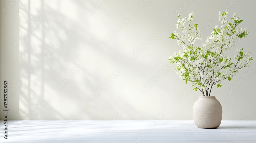 Simple, elegant spring floral display Simple, elegant spring floral display