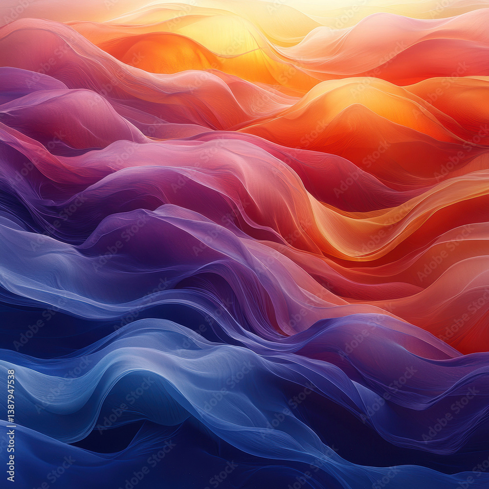 A vibrant, fluid image symbolizing adaptability, evolution, and idea blending for marketing materials - AI-Generated A vibrant, fluid image symbolizing adaptability, evolution, and idea blending for marketing materials - AI-Generated