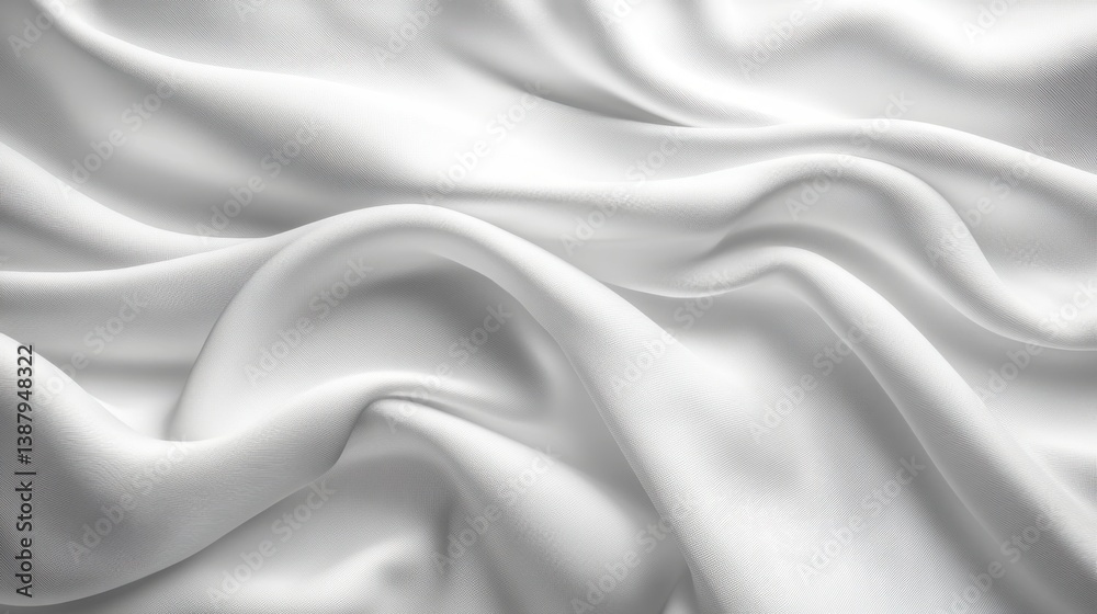 Fototapeta premium Abstract fluid white