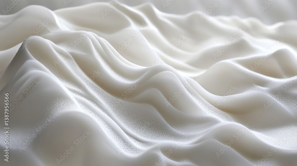 Obraz premium Abstract fluid white