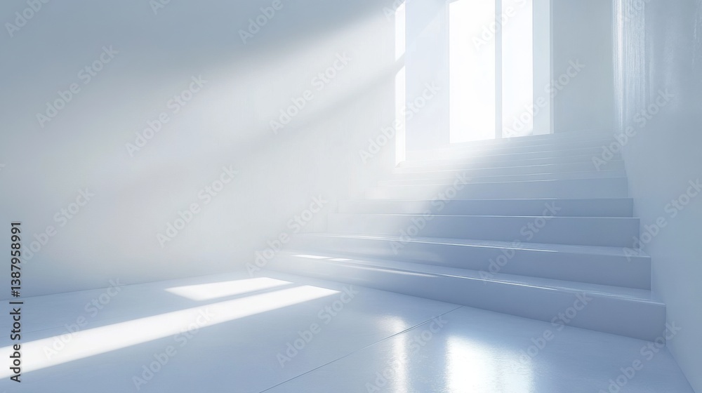 Obraz premium Abstract fluid white