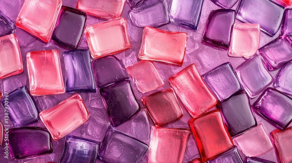 Cubos de hielo de colores