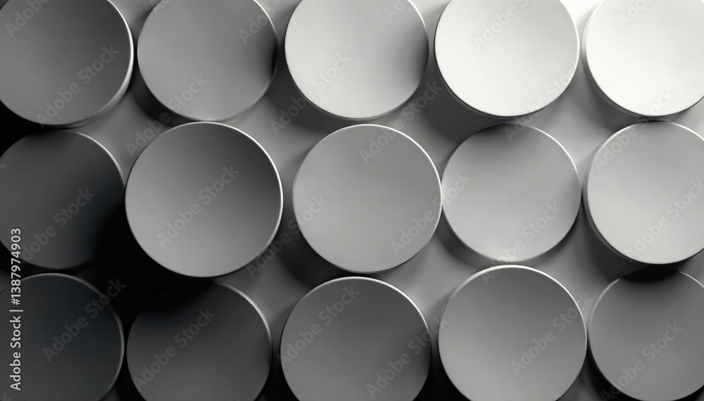 Subtle overlapping circles forming a grid, monochrome palette, intersection, contrast Subtle overlapping circles forming a grid, monochrome palette, intersection, contrast