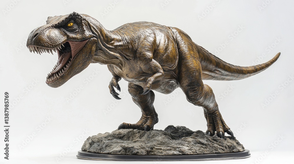Figura de dinosaurio tiranosaurio rex