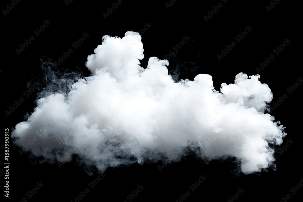 White smoke on a black background, an abstract cloud or fog texture. White smoke on a black background, an abstract cloud or fog texture.