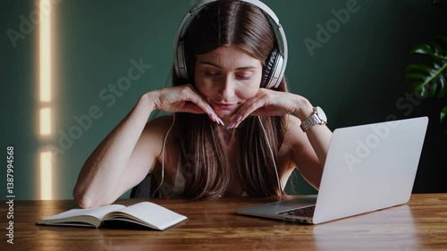 The Woman with Headphones