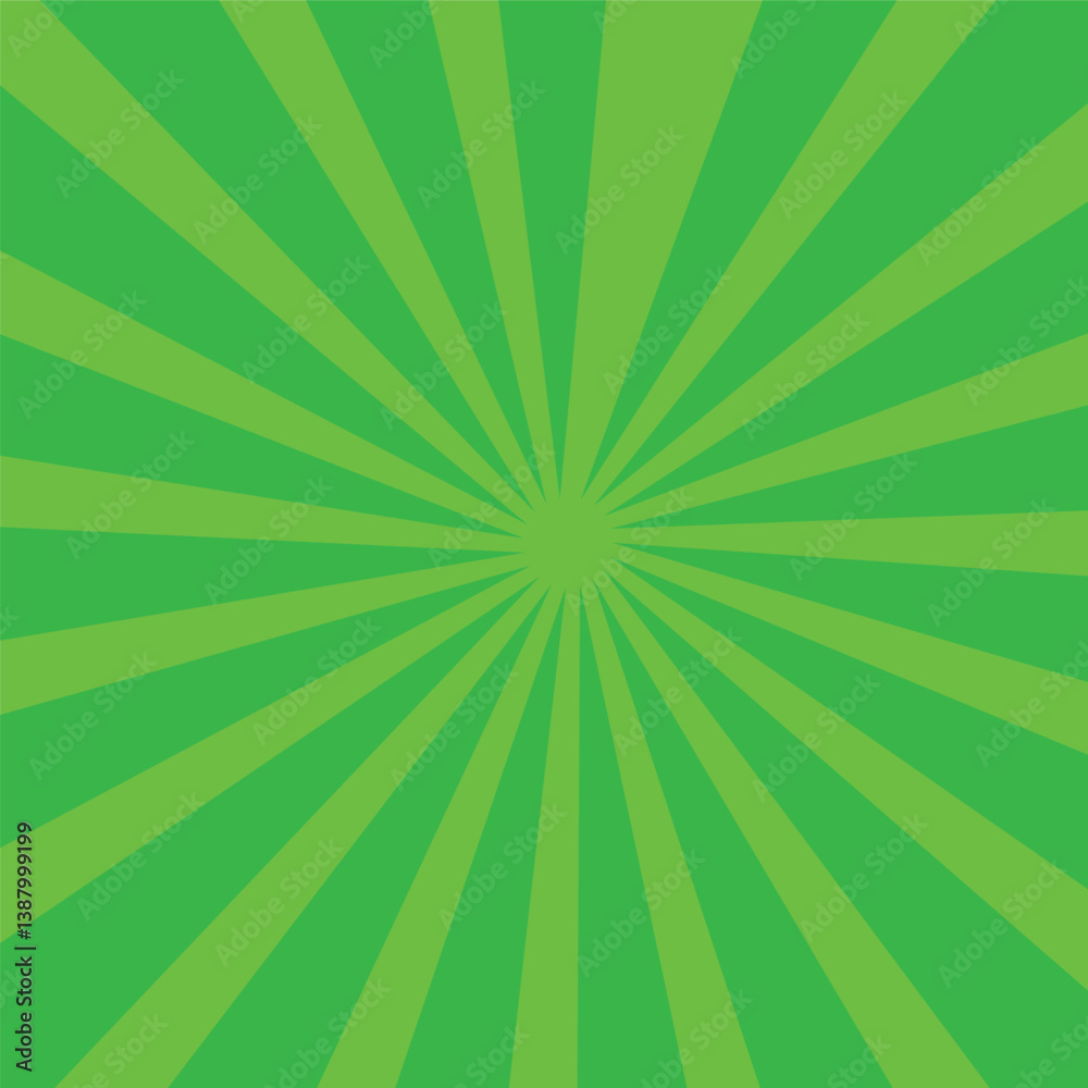 Green Sunburst Pattern Background. comic background raster gradient halftone Green Sunburst Pattern Background. comic background raster gradient halftone