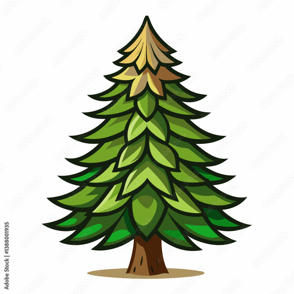 Obraz premium christmas tree vector
