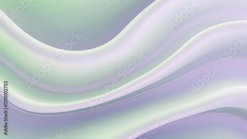 Abstract Flowing Wave Background with Soft Gradient Curves. Elegant abstract wave texture with smooth flowing lines and soft color gradients, ideal for modern designs and backgrounds. 4K Looped

