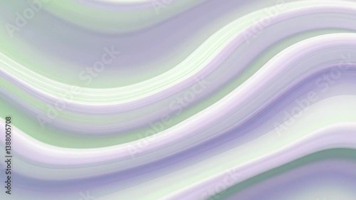 Abstract Flowing Wave Background with Soft Gradient Curves. Elegant abstract wave texture with smooth flowing lines and soft color gradients, ideal for modern designs and backgrounds. 4K Looped

