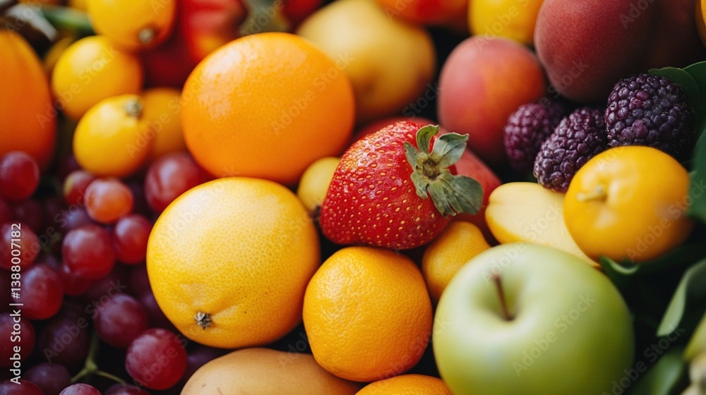 Vibrant array of fresh fruits (4)