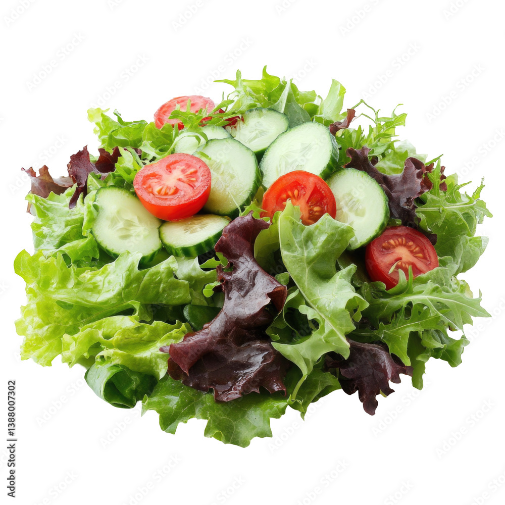 Fresh Garden Salad on transparent background Fresh Garden Salad on transparent background
