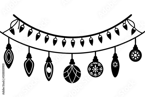vector illustration of a decorative ornament