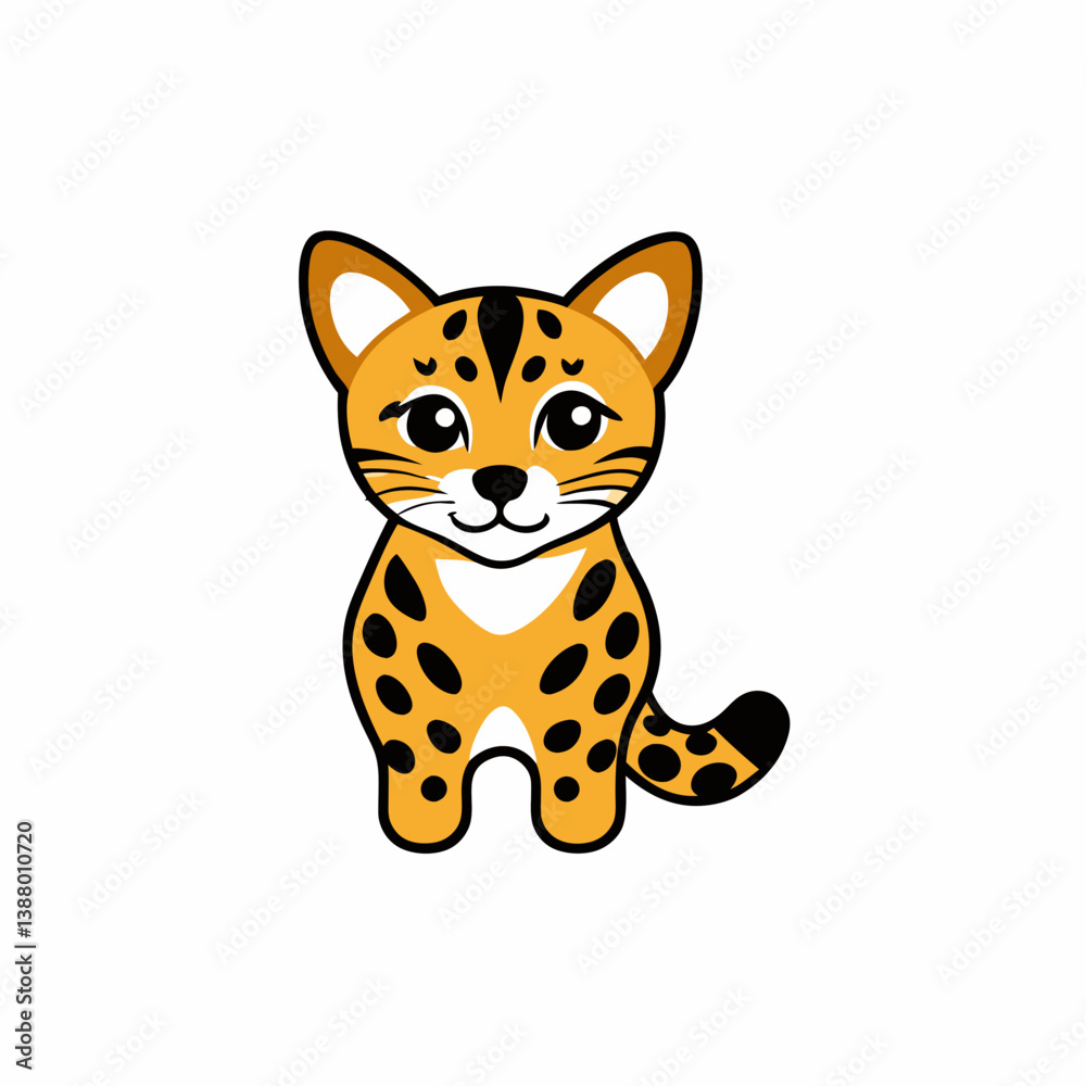 Fototapeta premium cat, cartoon, animal, kitten, illustration, vector, pet, mammal, kitty, feline, fun, art, tiger, drawing, tail, cute, character, pets, domestic, fur, funny, orange, smile, comic, design
