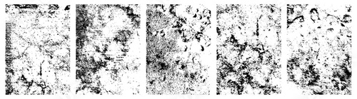 wall texture grunge set. Cement, concrete, plaster wall. Vintage grunge vector backgrounds for graphics designer.Simply Place illustration over any Object to Create grungy Effect.