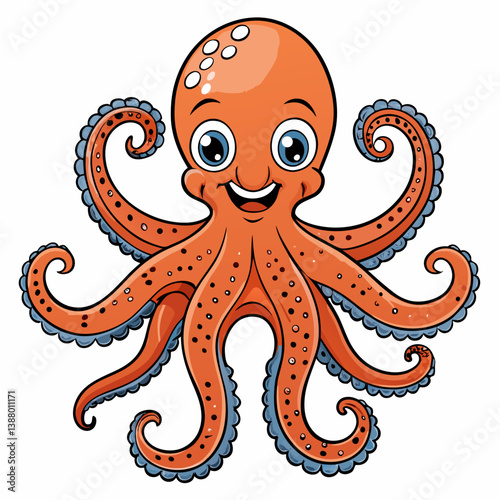 octopus cartoon illustration