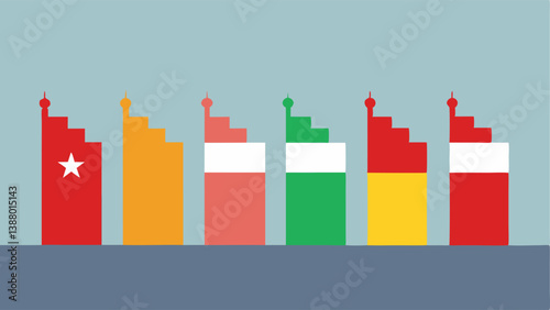 Faded Flags A series of country flags that are gradually fading in color with some being rep by clean silhouettes that represent exclusionary practices.