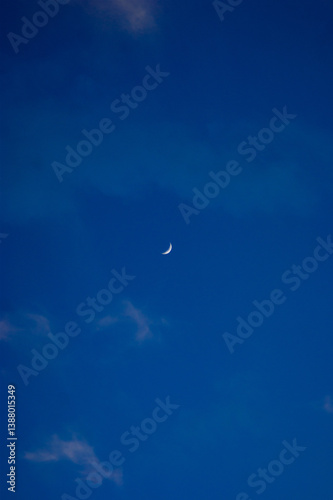 beautiful young moon