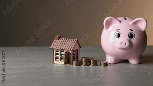 The Piggy Bank and House